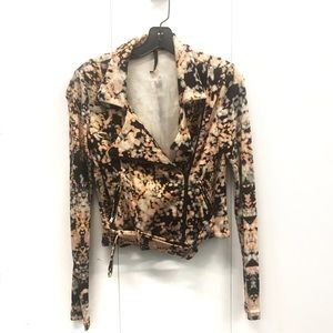 Joe's Jeans Paint Splatter Moto Jacket